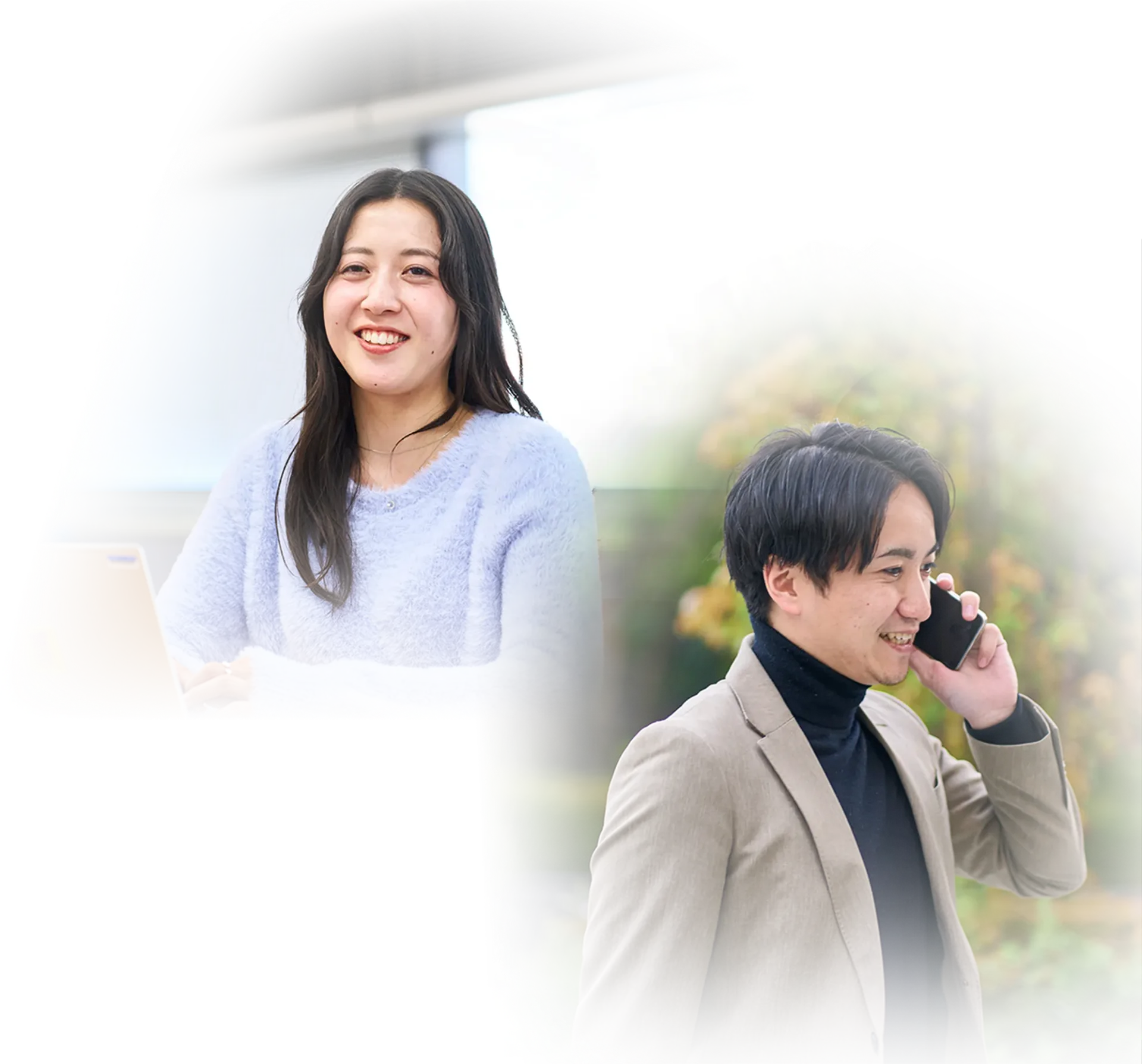 男女の写真